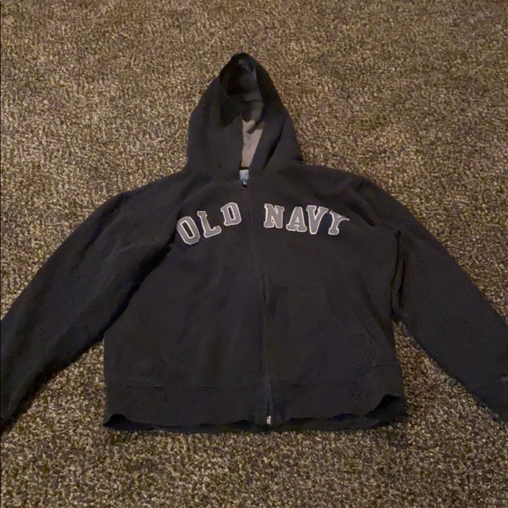 Old Navy - Navy Blue Zip-Up Hoodie